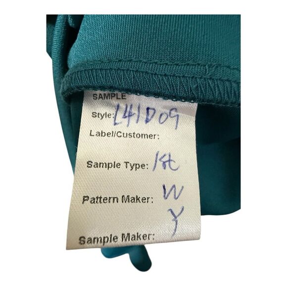 Lumier by Bariano teal off the shoulder asymmetrical cocktail dress. NWOT - Picture 9 of 10